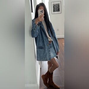 Free people denim coat